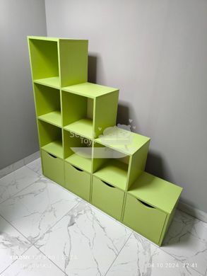 Стелаж стінка з шухлядами ящиками 1290&times;300&times;1294 мм ST-SH-090 ST-SH-090 фото