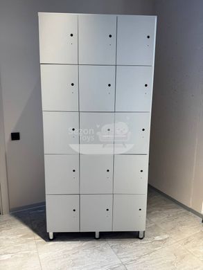 Шафа 15 місць універсальна в установах, спортзал LOCKER Локер ST-208 918х370х1958 ST-208 фото