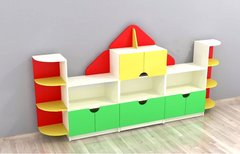 Дитяча ігрова стінка для іграшок Будиночок ST-1124 ST-1124 фото