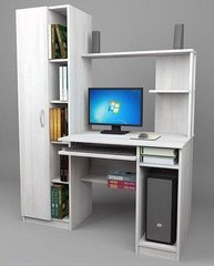 Стол компьютеный + шкаф пенал Design Service (1181)