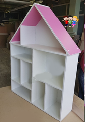 Кукольный дом серия «Эконом Макси» Design Service Двухцвет (В*Ш*Г) 1195*958*254мм розовый/белый