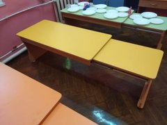 Дитячий стіл регульований, виїзний 18 ЛДСП, 1600/2000 ST-004 ST-004 фото