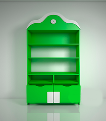 Детский шкаф Design Service Вдохновение (В*Ш*Г) 1900*840*460 Зеленый