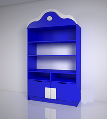 Детский шкаф Design Service Вдохновение (В*Ш*Г) 1900*840*460 синий