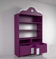 Детский шкаф Design Service Вдохновение (В*Ш*Г) 1900*840*460 фиолетовый