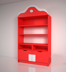 Детский шкаф Design Service Вдохновение (В*Ш*Г) 1900*840*460 красный