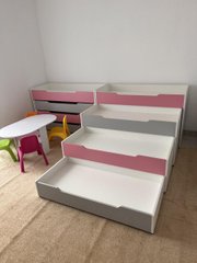 Ліжко дитяче чотириярусне викатне, для дитячого садка, 4 спальні місця ST-150 ST-150 фото