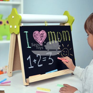 Мольберт дитячий настільний &laquo;5в1&raquo; Двосторонній для творчості та навчання Люмік LMA5N фото