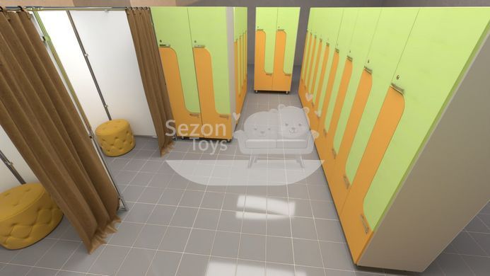 Шафа універсальна в установах, спортзал LOCKER 46 місць ST-218 ST-218 фото