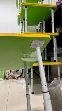 Дитячий стіл 600*600 квадратний зі стільцем дерево №34 ST-SH-142 ST-SH-142 фото