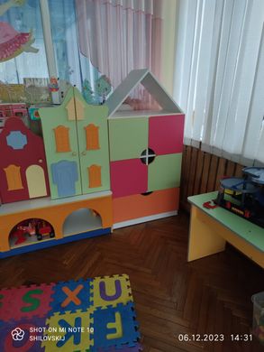 Стінка дитяча ігрова для іграшок Будиночок ST-175 ST-175 фото