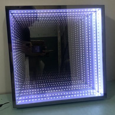 Панель дзеркало з логотипом з ефектом нескінченність (3D дзеркало) для сенсорної кімнати 50*50 см ST-161 ST-161 фото
