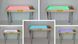 Світловий стіл пісочниця дерево з відсіком для іграшок, кольорова підсвітка 1000*600*790 RAD-001 RAD-001 фото 2