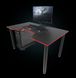 Геймерський ігровий стіл із підставкою під системний блок ZEUS 1200 мм, 18ЛДСП, GAMER-3 Чорний червоний GAMER-3 фото 5